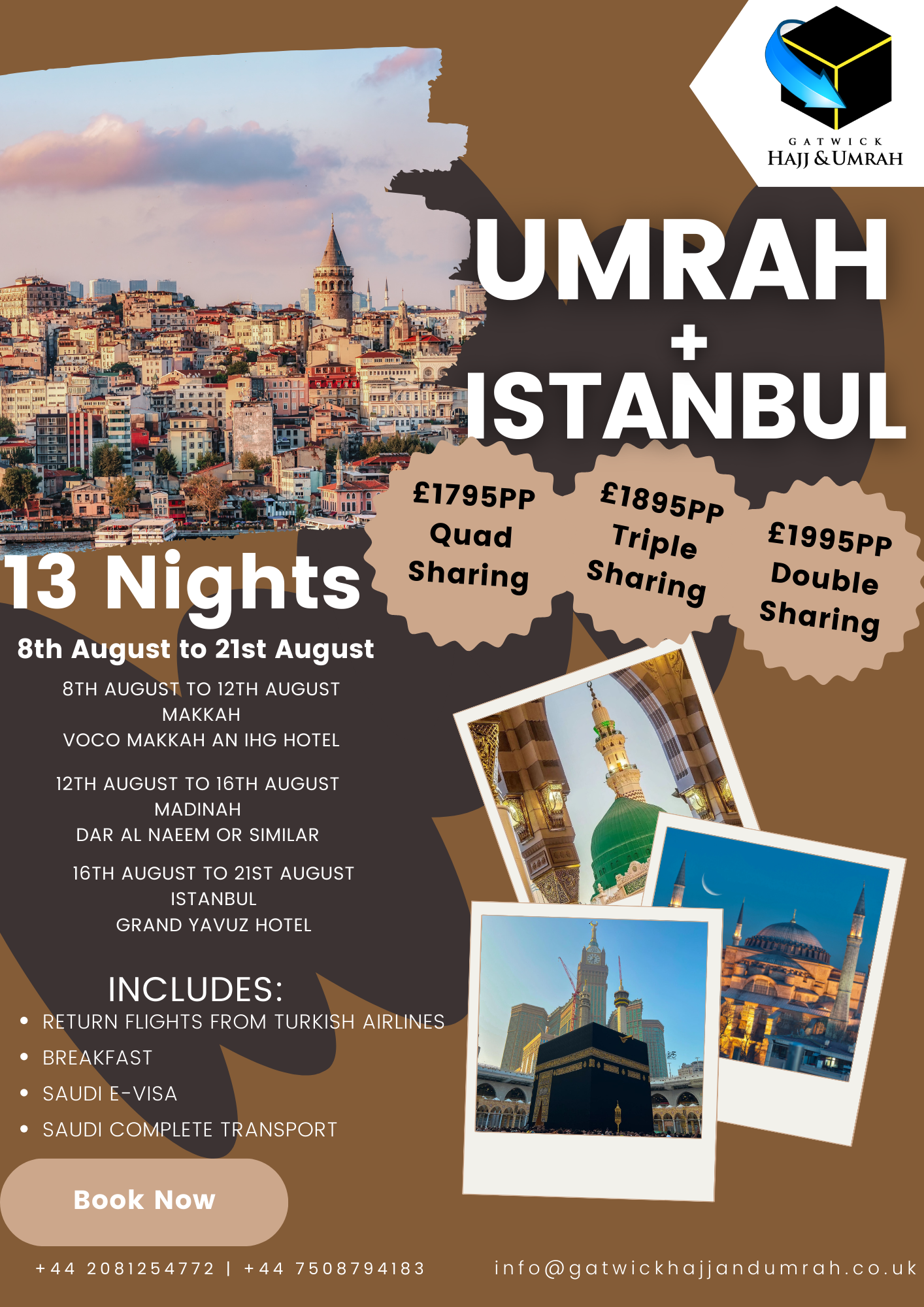Brown Beige Modern Turkey Travel Flyer (4)